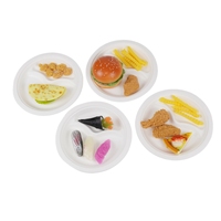 Assiette de bagasse de canne à sucre jetable biodégradable de haute qualité 100% assiettes de bagasse rondes à 2 compartiments