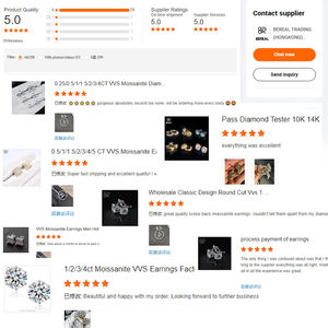 Pendientes de Diamantes Creados en Laboratorio VVS Personalizados, Pendientes de Lujo de Plata 925 con Diamantes CVD en Forma de Cascada, Joyería Fina para Mujer - Product Image 6