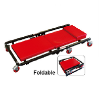 Chariot d'atelier pliable de 36 pouces avec 6 roulettes pivotantes de 2,5 pouces, capacité de 150 kg, outil d'atelier