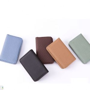 Stylish Pocket Business <b>Card</b> <b>Wallet</b> Pocket PU Leather Travel Name <b>Card</b> <b>Holder</b> <b>Wallet</b> Portable Magnetic Business <b>Card</b> Carrier - Product Image 3
