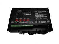 Contrôleur PWM Yhint T-8000AC à 8 voies pour barre lumineuse, coque en fer, solution d'éclairage certifiée DMX ROHS, portée 100m