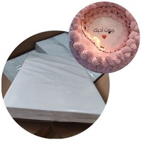 Papier Wafer Comestible pour Confiserie 0.35mm 0.65mm pour la Création de Fleurs et Papillons de Gâteau, Fondant Comestible, Papier de Riz Glutineux A4