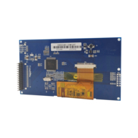 Écran LCD TFT industriel de 5 pouces, 800x480, contrôle du rétroéclairage, 250 cd/m², compatible avec les modules d'affichage de 2,4, 3,5, 4,3 et 7 pouces 320x240