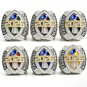 Anillo de Campeonato de Fútbol Americano YY 2026, Aleación de Zinc, Certificado CMA, Venta al Por Mayor Directa de Fábrica para Exportación - Product Image 1