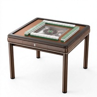 Table de Mahjong Automatique Pliante 2-en-1 pour la Maison, l'Hôtel et la Maison de Thé