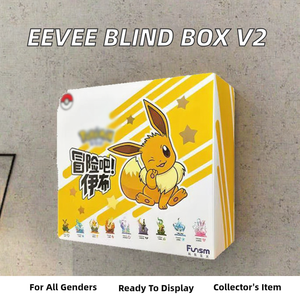 100% Original Funism japon Anime dessin animé Pokemoned Eevee V2 Kawaii PVC figurines 1/12 échelle 9 pièces/boîte aveugle boîte <span class=keywords><strong>mystère</strong></span> - Product Image 2