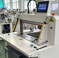 Machine d'emballage horizontale Poshysmart, emballageur automatique avec fonction d'impression et d'étiquetage instantanée pour les opérations d'entrepôt