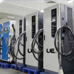 Pengisian daya Ev stasiun Dc 120 Kw soket ganda pengisi daya Ev cepat Dc untuk mobil listrik grosir pengisi daya Evse mobil elektronik 50Kw