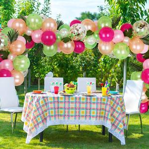 Kit de décoration pour fête d'anniversaire, mariage, festival hawaïen, événement estival, <span class=keywords><strong>avec</strong></span> ballons, arche de ballons et guirlande - Product Image 5