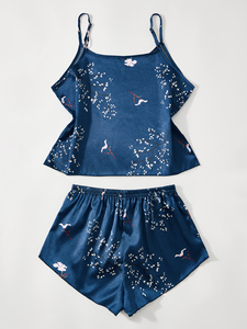 Conjunto de Dos Piezas de Pijama <span class=keywords><strong>y</strong></span> Camisón de <span class=keywords><strong>Moda</strong></span> 2026 para Mujer, Ropa de Dormir de Verano - Product Image 2