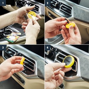Désodorisant de voiture SONAX GmbH Lemon Rocks, 1 pièce, parfum agrumes énergisant pour usage automobile - Product Image 5