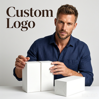 Boîte à cartes personnalisée avec logo du fabricant, en carton blanc biodégradable, style classique, petite taille, boîte de vente au détail pour les ensembles de soins de la peau