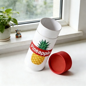 Caja de Cilindro de Papel Biodegradable Directo de Fábrica, Envase de Papel de Grado Alimenticio para Té, Café, Matcha y Frutos Secos - Product Image 4