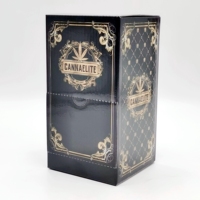 Boîte distributrice à gravité à ouverture rabattable en gros, emballage de comptoir pour papier à rouler, bonbons, café, cônes avec insert en éponge