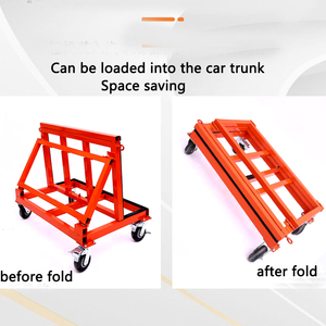 Dijual rak keranjang <span class=keywords><strong>Dolly</strong></span> kaca 800kg rak besi gudang untuk - Product Image 2