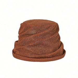 Sombrero de Pescador de Encaje Elegante para Mujer, Verano 2025, Informal, Transpirable, Plegable, a la Moda - Product Image 5