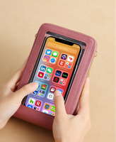 Petit sac étanche pour téléphone portable personnalisé pochette pour femme sac à main portefeuille porte-cartes sacs de messager pour femmes à la mode