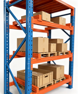 Étagères métalliques robustes pour supermarché, rayonnages de présentation perforés double face, étagères autoportantes multifonctionnelles - Product Image 5