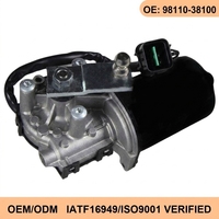 Moteur d'essuie-glace avant Wanray pour Sonata EF 1999-2005, 12V, 4 broches, alliage d'aluminium, 98110-38100