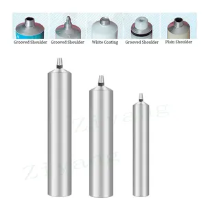 Metal Tube Collapsible Aluminum Packaging Tube For Glue Adhesive Epoxy Silicone Sealant