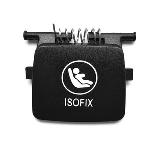 ISOFIX Cover For Baby Car Seat Black ABS Plastic Large <b>Square</b> Type Part Number 52207474099 - Product Image 1