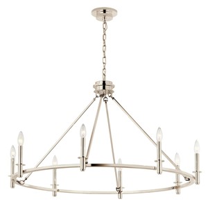 Lámpara de Araña Moderna de Metal Dorado para Comedor, Sala de Estar, Estilo 8 Velas, Luces para Interiores, Hogar, Restaurante, Hotel, Uso con Corriente Alterna - Product Image 2