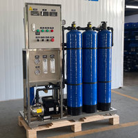 Purification de l'eau en conteneur de haute qualité, système d'osmose inverse, capacité de 25m3/heure pour l'eau potable de l'eau de puits