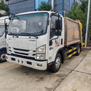 Camion à ordures Isuzu avec benne arrière, camion à ordures de 8 mètres cubes, camion à ordures compacteur - Product Image 2