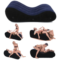 Oreiller gonflable d'aventure pour couples: coussin sexuel à 7 positions avec support dorsal ergonomique et rangement discret