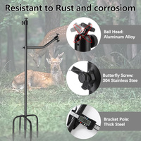 Support de caméra Trail Support de caméra de jeu réglable à 360 ° avec connexion filetée 1/4 "20