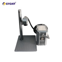 Tragbare Laser-Markiermaschine für Vogelringe, Hundemarken und Namensschilder, 20W 30W Mini-Faserlaser-Markiergerät