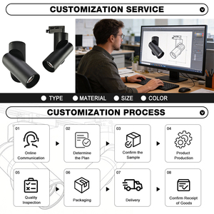 <span class=keywords><strong>Tube</strong></span> fluorescent LED moderne en aluminium au design simple et décoratif américain pour salon et chambre à coucher - Product Image 5