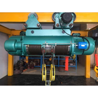 Nouveau palan électrique robuste de 5 tonnes, câble en acier de qualité militaire, télécommande, protection IP55, stabilité solide, protection contre les surcharges
