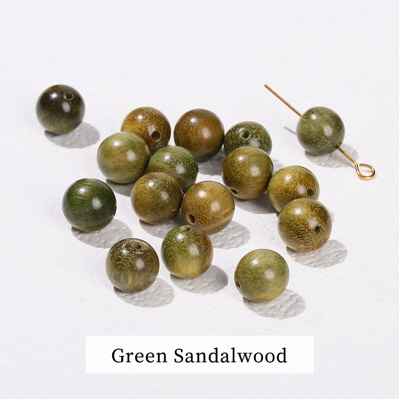 Green Sandalwood Beads