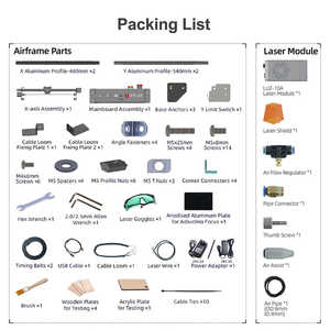 <span class=keywords><strong>Ortur</strong></span>-Grabador láser de escritorio LM2 <span class=keywords><strong>Pro</strong></span> <span class=keywords><strong>S2</strong></span>, para madera, papel, cuero, bricolaje, proyectos de corte y grabado, 10W - Product Image 6