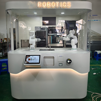 Robot Barista Kopi, Pembuat Kopi Robot, Robot Pertanian, Lengan Robot, Kios Kopi Barista, Robot Barista Kopi