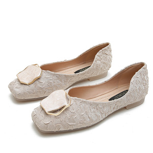 Mocassins plissés en soie élégants Sh12274a, chaussures plates pour femmes, chaussures de bureau polyvalentes, ballerines pour femmes, <span class=keywords><strong>grande</strong></span> <span class=keywords><strong>taille</strong></span> 35-43 - Product Image 6