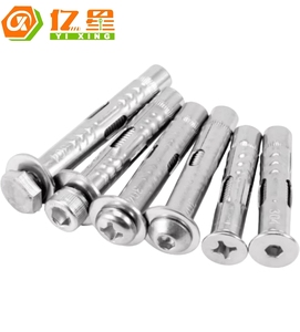 <span class=keywords><strong>Kit</strong></span> d'assortiment de boulons d'expansion à tête fraisée ronde en acier inoxydable 304 avec embase hexagonale interne et ancrage hexagonal externe - Product Image 6