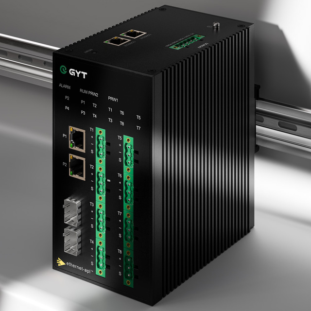 Time Sensitive APLIndustrial Grade Management Switch POE Power Switch 10/100/1000Mbps 8-Port Anti-Corrosion Explosion-Proof