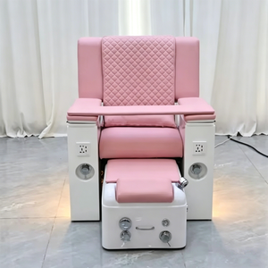 Fauteuil de massage électrique multifonctionnel moderne pour pédicure et manucure avec USB et lumière LED pour salons de beauté et spas, fonction bain à remous - Product Image 1