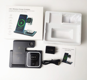 Phổ <span class=keywords><strong>3</strong></span> trong <span class=keywords><strong>1</strong></span> Bộ sạc không dây điện thoại di động sạc adapter không dây sạc đứng Bộ dụng cụ cho <span class=keywords><strong>iPhone</strong></span> Xiaomi cho AirPods iWatch - Product Image 6