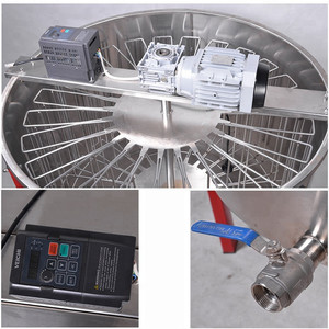 Automatic 24 <b>Frames</b> Reversible Stainless Steel Honey Extractor Electric Motor Centrifuge New for Beekeeping Equipment - Product Image 6