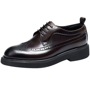 Zapatos Elevadores Unisex de Cuero Vacuno con Forro de Piel de Cerdo, Suela de Goma Antideslizante, Duraderos y Cómodos para Bodas Formales, Tallas Grandes - Product Image 2