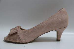 Kadınlar İçin Serpantin Desenli Papyon Detaylı Sivri Burun Kalın Topuklu Ayakkabılar Büyük Beden Yüksek Topuklu Abiye Ayakkabılar Günlük Rahat Giyilebilir Ofis Ayakkabıları - Product Image 5