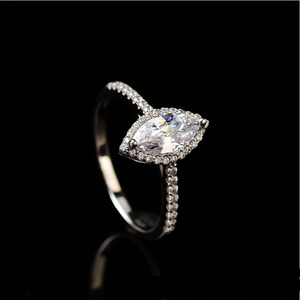 Haute qualité souper blanc <span class=keywords><strong>Marquise</strong></span> coupe laboratoire cultivé Moissanite pierres en vrac VVS/VVS1 clarté couleur jeu/feu GRA certificat - Product Image 6