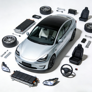 Kit carrosserie en fibre de carbone premium, lèvre avant, diffuseur arrière, jupes latérales pour Tesla Model 3 Highland 2024 - Product Image 2