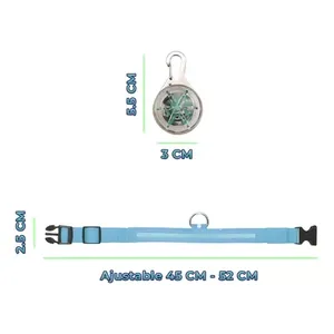 Collare per animali domestici illuminato con luce a LED e palla a LED, taglia L - Product Image 6