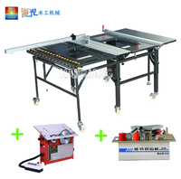 Scie à table motorisée S-480 pour le travail du bois, 380V/220V 1.6KW, multifonctionnelle, sans poussière, scie mère-fils, pour la décoration intérieure, 80kg