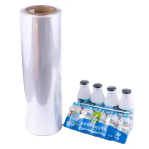 Custom Clear Pof Heat Shrink Film Roll Plastic Transparent Printed Logo Wine Bottle Cap Packing Hot Shrink Wrap Labels