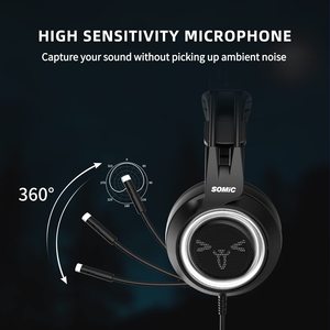 <span class=keywords><strong>SOMIC</strong></span> G951s Pro-Gamer Características a bajo precio Auriculares estéreo profesionales para juegos 7,1 Auriculares para juegos con sonido envolvente para PS4 Xbox PC - Product Image 3